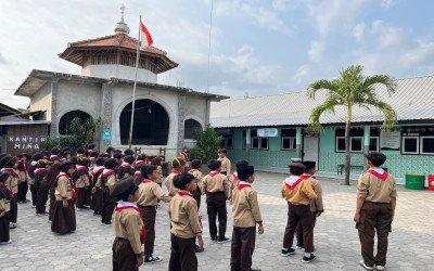 Semarak Kebersamaan dan Kedisiplinan, MI Nurul Quran Sukses Gelar Persami 2026