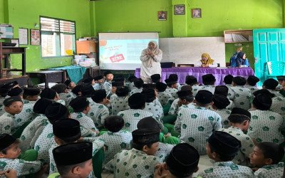 Edukatif dan Menyenangkan, DP3A Gelar Sosialisasi Sekolah Ramah Anak di MI Nurul Quran